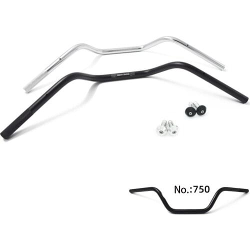 740mm 22MM Universal vintage motorcycle handlebar tubes aluminum alloy with 14mm balance block