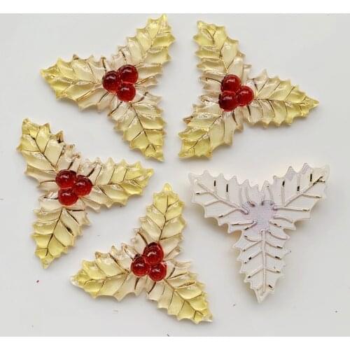 8PCS 40*41mm Rhinestone flat back 3 hole crystal diamond scrapbook sewn dress buttons, Christmas handicraft decorations