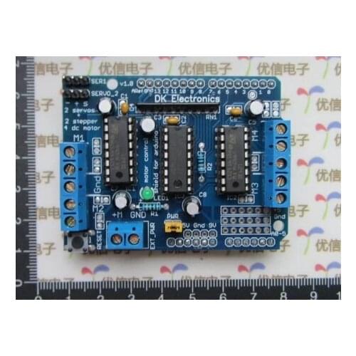 Free shipping For Arduino motor drive expansion board / L293D motor circuit board / motor control shield