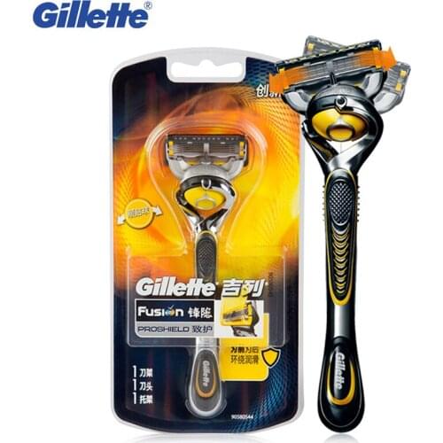 Original Gillette Fusion Proshield Razor Manual Shaver Safety Razors Beard Shave Hair Removal Precision Trimmer for Men Shaving