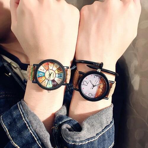 Vintage Women Arabic Numbers Watches Casual Ladies Hours Leather Quartz Wristwatches Gift Clock Reloj Mujer