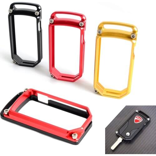CNC Key Case SMART KEY COVER Remote Cover for Ducati Diavel 2011-2016 Multitrada 1200 Multitrada 1200 S 2010-2014