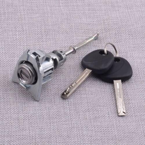 CITALL Car Front Left Door Lock Cylinder With 2 Keys Accessories Fit For Hyundai Sonata Hybrid 2011 2012 2013 2014