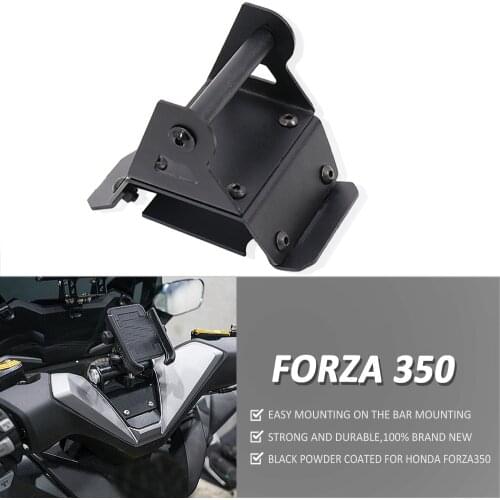 For Honda Forza 350 2020 2021 NEW Motorcycle Front Phone Stand Holder Smartphone Phone GPS Navigaton Plate Bracket
