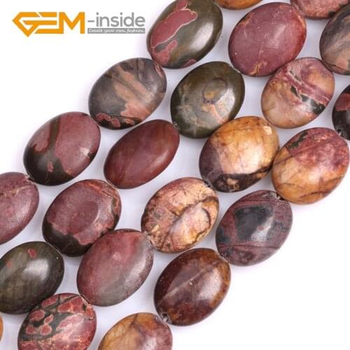 Gem-inside 13X18MM Multiple Colour Sea Sediment Jaspers Beads DIY Beads For Jewelry Making Strand 15 inches DIY ! Wholesale