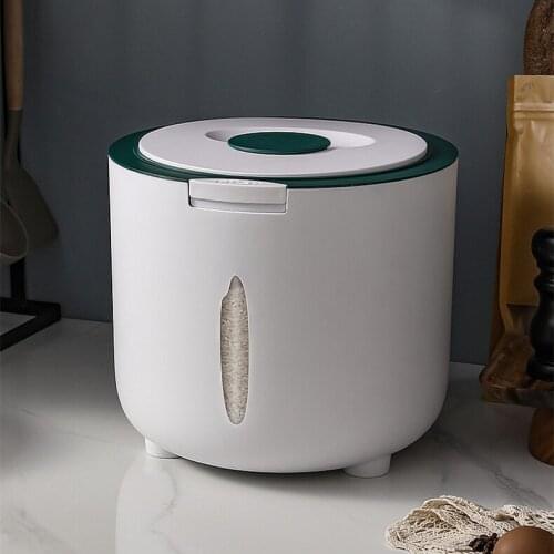 5/10KG Kitchen Container Storage Rice Box Collection Nano Bucket Insect Moisture-Proof Sealed Cylinder Grain Dog Food Sealed Jar