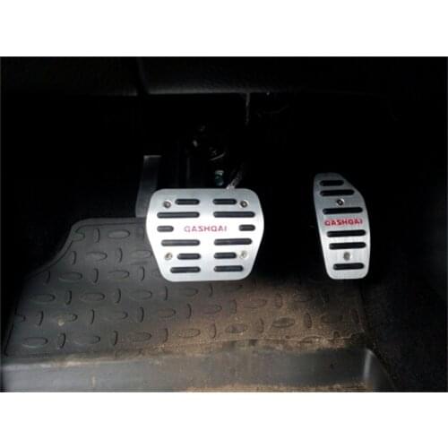 Car Brake Accelerator Pedals Cover For Nissan Qashqai 2015 2016 2017 2018 AT Interior Accessories Pad Protective Car-Styling