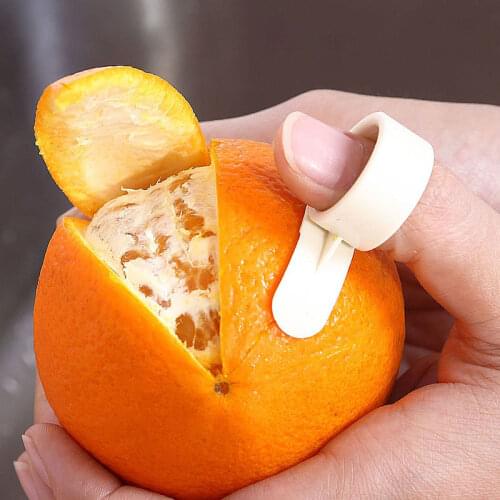 Peeling Orange Kitchen Gadgets Peeler Parer Finger Type Open Orange Peel Vegetable Fruit Accessories Easy and Convenient Items