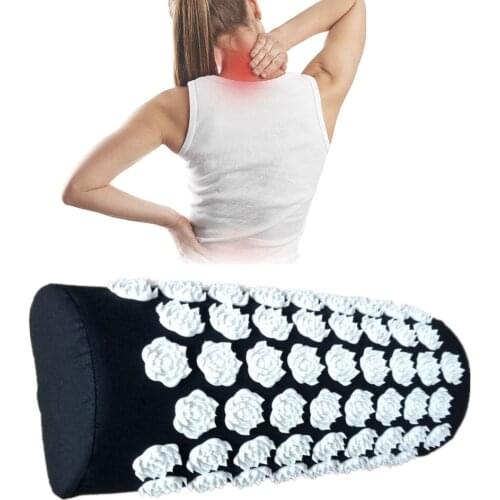 Massager Pillow Relieve Stress Pain For Adult Man Woman Acupuncture Spike Protect Neck Health Care Pillow Massage Cushion