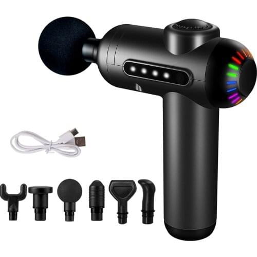 Massage Gun Deep Tissue Fascia Muscle Vibration Relief Pain Relax Therapy Body Fitness Massager Guns Equipment Relaxation Tools