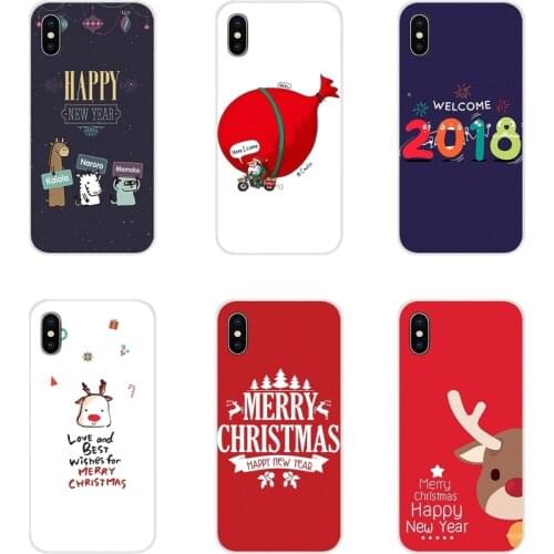 Cute New Year Christmas Cartoon For HTC One U11 U12 X9 M7 M8 A9 M9 M10 E9 Plus Desire 630 530 626 628 816 820 830 Silicone Cover