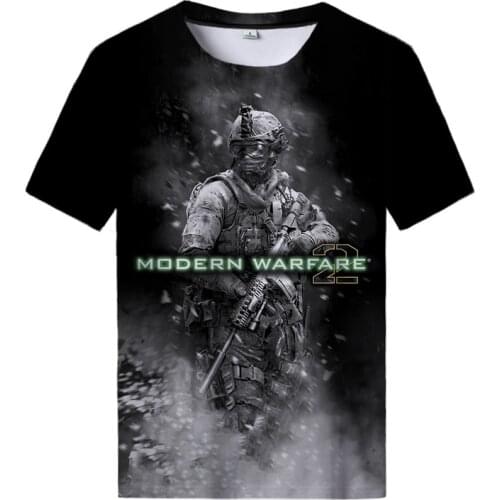 Call of Duty 2021 Summer 3D Printed T-shirt Men Women T-shirt Fashion Tops