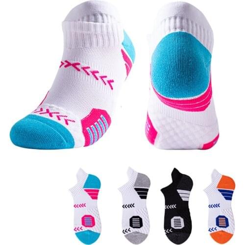 Mens Fitness Breathable Boat Socks High Elastic Running Basketball Sports Socks Slip Proof Comfortable Texture Socks