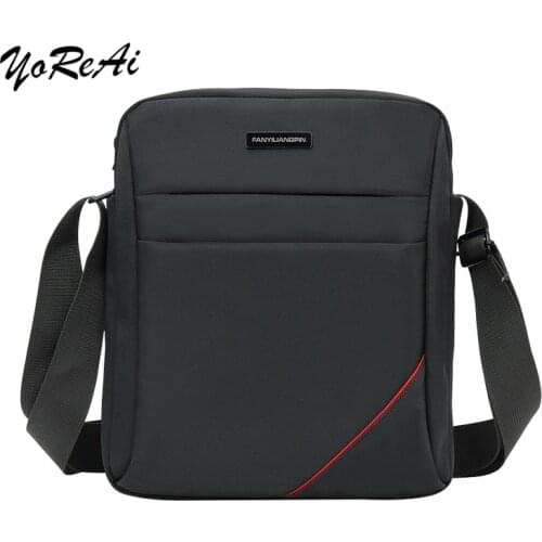 High Quality Nylon Male Casual Design Shoulder Messenger Bag Fashion Cross-body Business Bag 10" Tablet Tote Mochila Satchel Bag