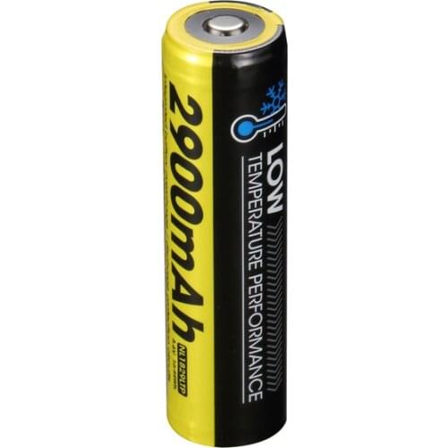 NITECORE NL1829LTP 2900mAh 18650 Low Temperature Resistant High Capacity Performance Rechargeable 3.6V Liion Battery Button Top
