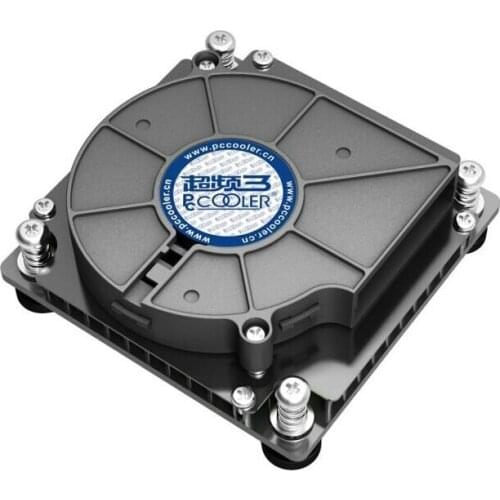 100% new Pccooler C81H CPU cooler for Intel LGA 1155/1156/1150,1U Server heatsink