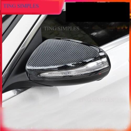 For Mercedes Benz AMG New C E GLC Class X253 C253 W213 W205 S205 A205 C205 W222 Side Mirror Cover Chrome Car Styling Accessory