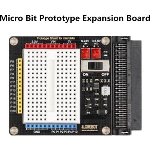 Original BBC Microbit Expansion Board Prototype PCB Board Control Electronic Circuits for BBC Micro: bit DIY Kit Mini Breadboard