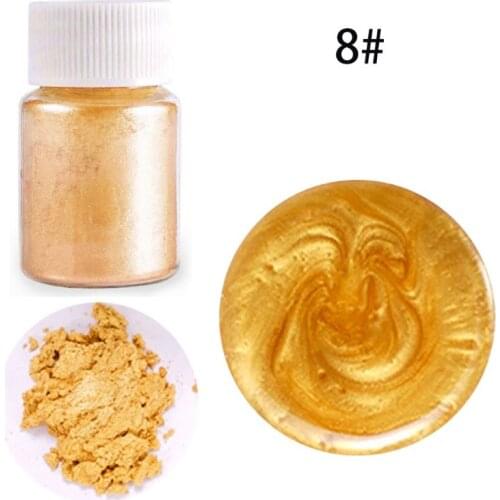 K1KC 21 Colors Aurora Resin Mica Pearlescent Pigments Colorants Resin Jewelry Making