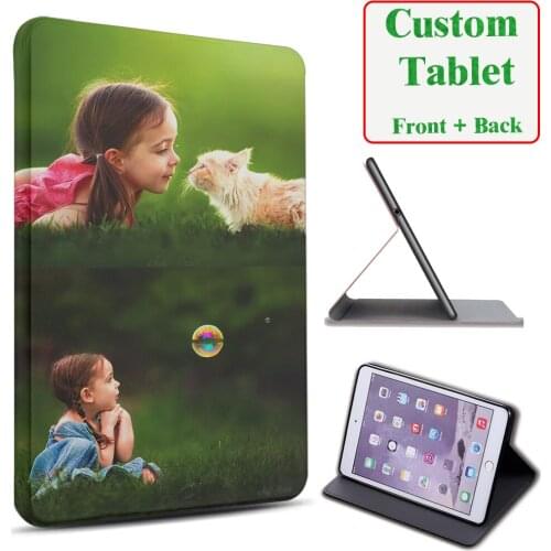 Custom Case For Samusng Galaxy Tab A 8.0 inch 2019 SM-T290 SM-T295 Color PU Customize Magnet Wake Up Sleep Tablet Cases