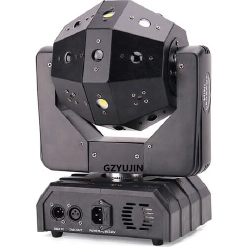 8pcs/lot Professional DJ Equipment 3W*16PCS LED Moving Beam Head Light Beam+Laser+Strobe 3 in 1 Effect Party Light
