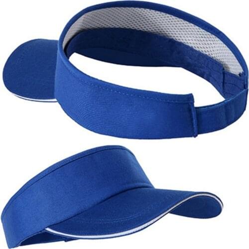 Adjustable Baseball Hat Unisex Men Women Plain Sun Visor Sport Golf Tennis Breathable Cap