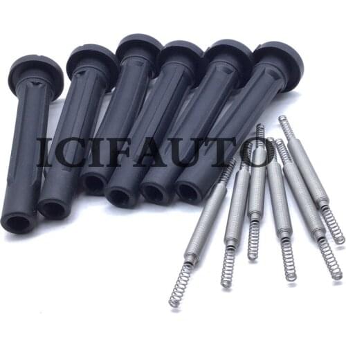 Ignition Coils Rubber Boot Pack With Spring For Suzuki SX4 Grand Vitara 33400-65J00,UF562,H6T11371,1788332,3340065J00