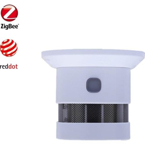 Zigbee3.0 Smoke Fire Alarm Detector Smart Smoke Sensor CE EN14604 Rosh Approved Works with SmartThing Gateway
