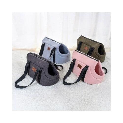 Pet Supplies Oxford Cloth Pet Shoulder Bag Cat and Dog Out Carrying Bag Portable Breathable Pet Bag