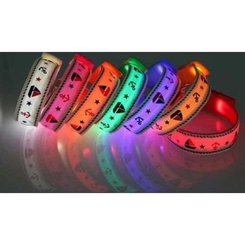 LED bracelets flashing wrist band for event party decoration glowing bracelet running gear LED lights wrist ring F20172681