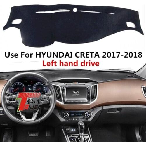 TAIJS Factory New Arrival 3colors Polyester Fibre Car Dashboard Cover For Hyundai CRETA 2017-2018 Left hand drive
