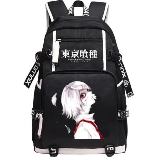 Tokyo Ghoul Anime Bag Leisure travel backpack computer bag Fashionable schoolbag for students Creative gifts