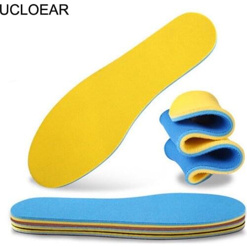 UCLOEAR Sport Breathable Insoles Soft EVA Comfortable Insole Outdoor Relieve Pain Shoe Insole Non-Slip Shoes Pad For Men Women