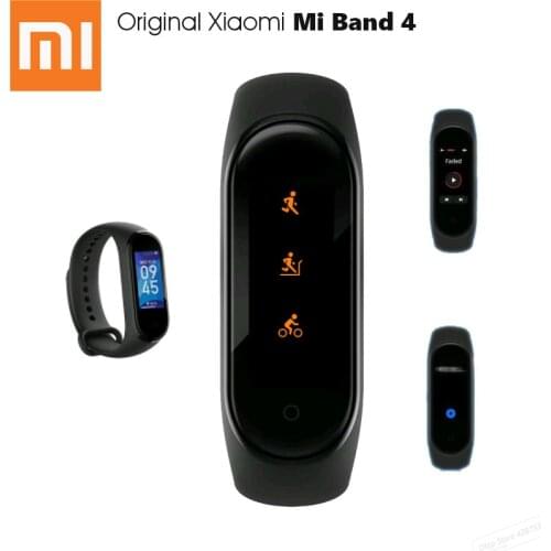 Original Xiaomi Mijia Band 4 Smart Bluetooth 5.0 Wristband Fitness Bracelet AMOLED Color Touch Screen Music AI Heart Rate