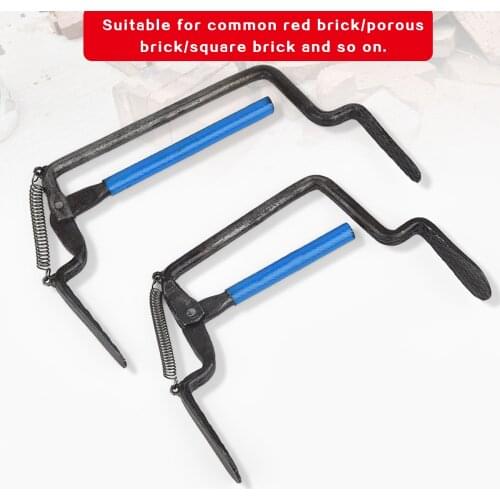 Brick Clip Block Mold Clamp Durable Handy Tool Save Effort Thick Spring High-carbon Steel Construction Site Use