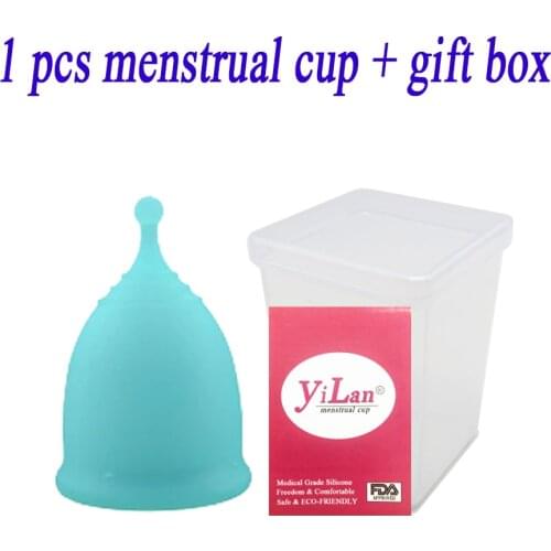 1 Pcs Medical Grade Silicone Feminine Hygiene Menstrual Cup Soft Womens Menstrual Cup Menstrual Cup & Feminine Hygiene Care
