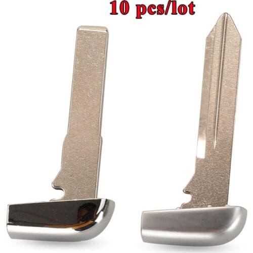10pcs Insert Emergency Remote Key Blade for Fiat 500 500X Fit Jeep Compass Renegade Grand Cherokee Dodge Ram Journey Challenger