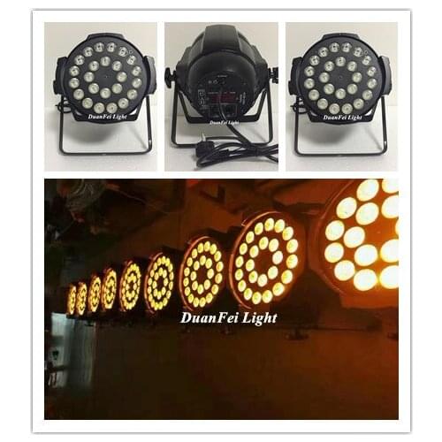 24PCS/Lot Dj Light 24X15W 5in1 RGBWA LED Par Can Auto DMX PAR64 Stage Washer Wall Spot Lyre