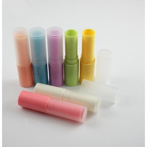 30/50/100pcs 4g Lipstick Tube Lip Balm Containers Empty Cosmetic Containers Lotion Container Glue Stick Coloured Travel Bottle