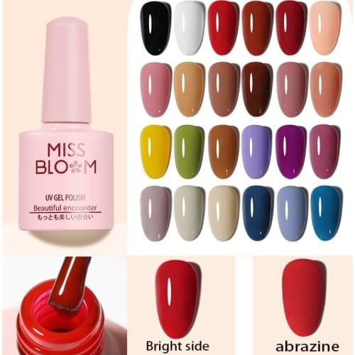 7.3ML Gel Polish Primer Nude Color Serie Natural Semi Permanent Vernis top coat UV LED Lacquer Soak Off Nail Art Gel Nail Polish