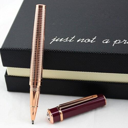 Diamond grade metal pen office business pen school supplies stationery gift pen black refill ballpoint pen