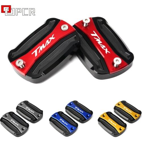 Aluminum Motorcycle Brake Fluid Fuel Reservoir Tank Cap Cover For YAMAHA T-Max 500 TMAX 500 TMax 530 SX DX 560 TECH MAX TMAX