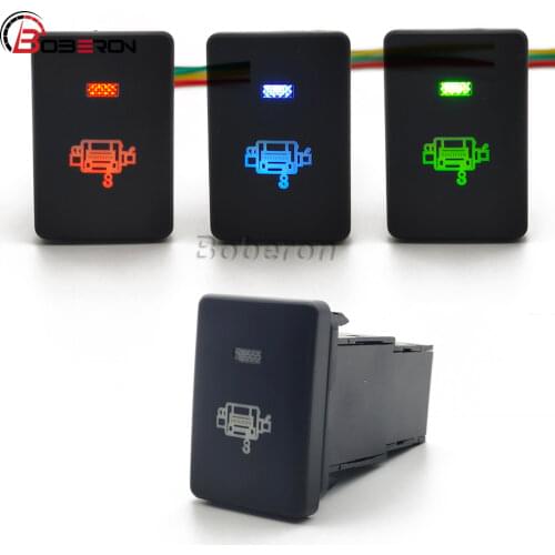 Car Winch Switch Button With Connection Wire For Toyota PRADO 2010-2019 Car Accessories