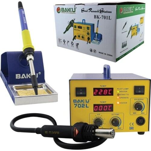 BAKU BK-702L HEAT ADJUSTABLE + ÜFLEMELİ HAVYA DIGITAL