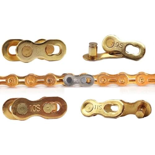 2Pcs 6/7/8/9/10/11 Speed Steel MTB Bike Bicycle Chain Quick Release Magic Buckles Repair Tool Safe and Durable