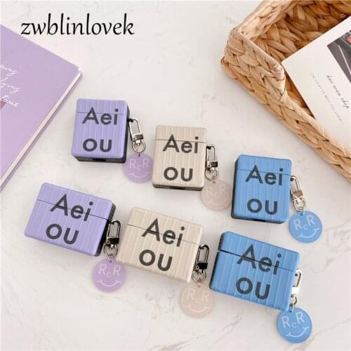 Korean Simple Word Case For Apple Airpods 2/1 Cover Cute Soft For Airpod Earphone Product Cover For Air Pod Pro 3 Cases