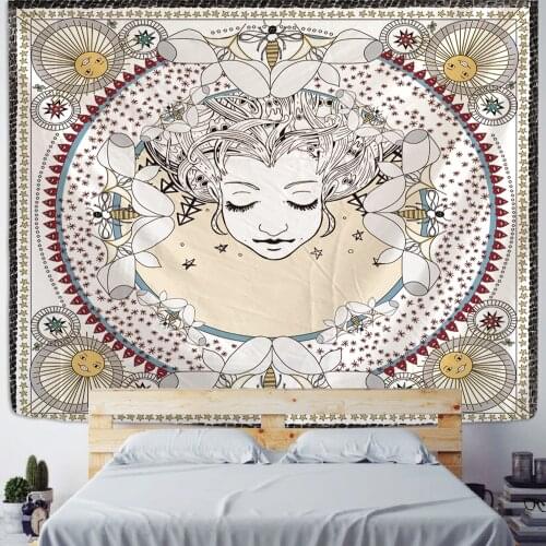 Eye Tarot Tapestry Wall Hanging Nordic Ins Bohemian Art Hippie Witchcraft Mural Living Room Home Decor