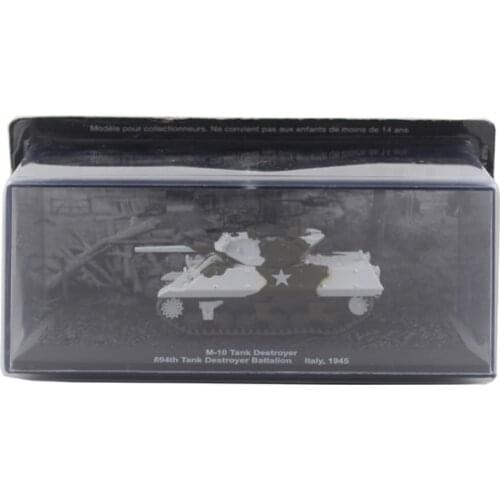 Diecast 1:72 Scale M-10 Tank Destroyer 894th Alloy U.S. World War II Tank Model Static Simulation Mini Toys Boys Girt Display