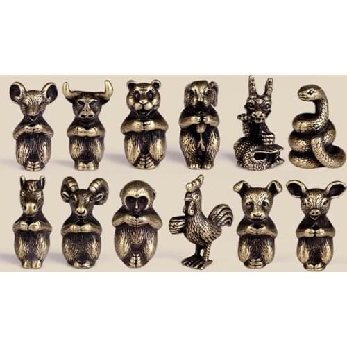 1Pc Metal Chinese Censer Zodiac Animal Incense Stick Holder Meditation Stand Decoration Home Decoration Accessories Crafts