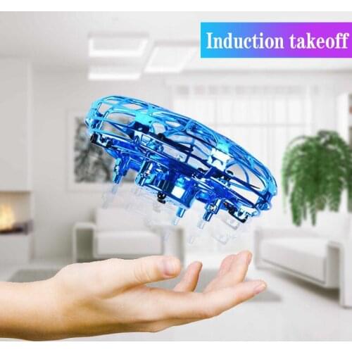 Mini Helicopter UFO RC Drone Infraed Hand Sensing Aircraft Electronic Model Quadcopter flayaball Small drohne Toys For Children